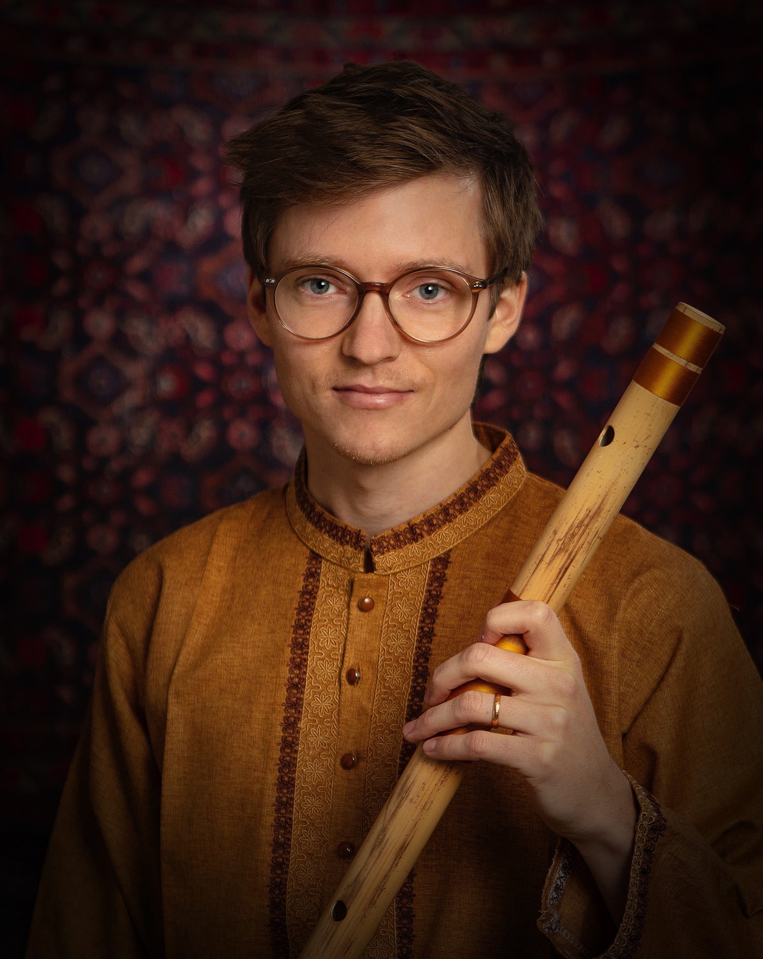 Photo Linus Lundquist flute player